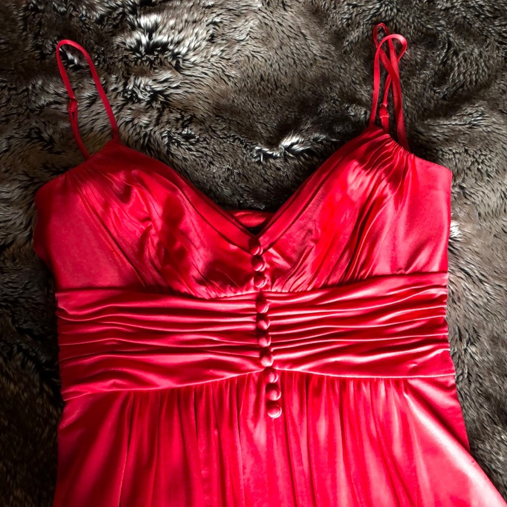 BCBG Red Dress Size Small